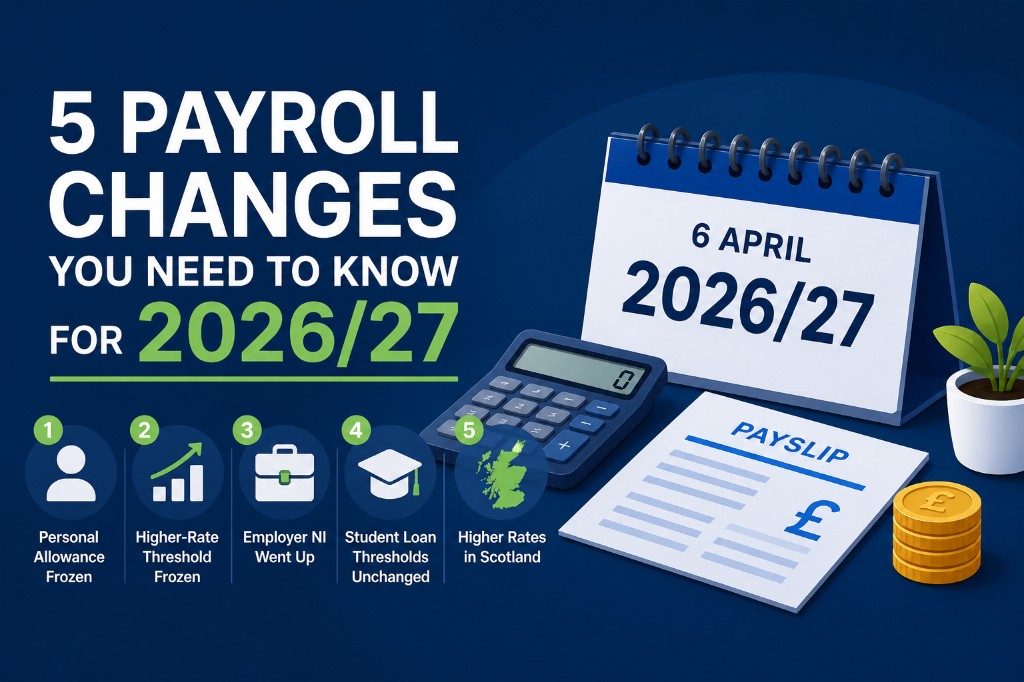 Five Payroll Changes You Need to Know for 2026/27